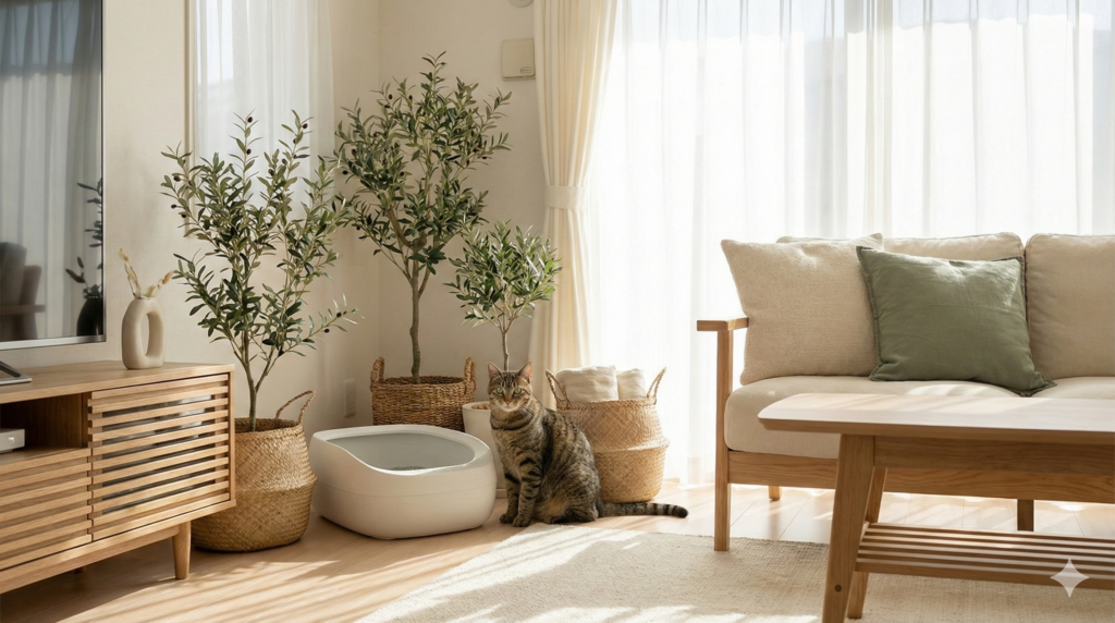 zeytin çekirdeğinden kedi kumu