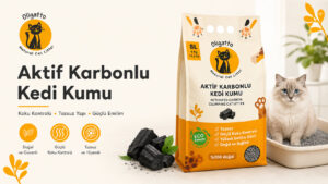 Aktif Karbonlu Kedi Kumu